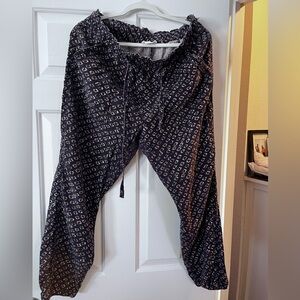 Anthropologie Linen Joggers